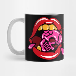 Mouth skull cherry Mug